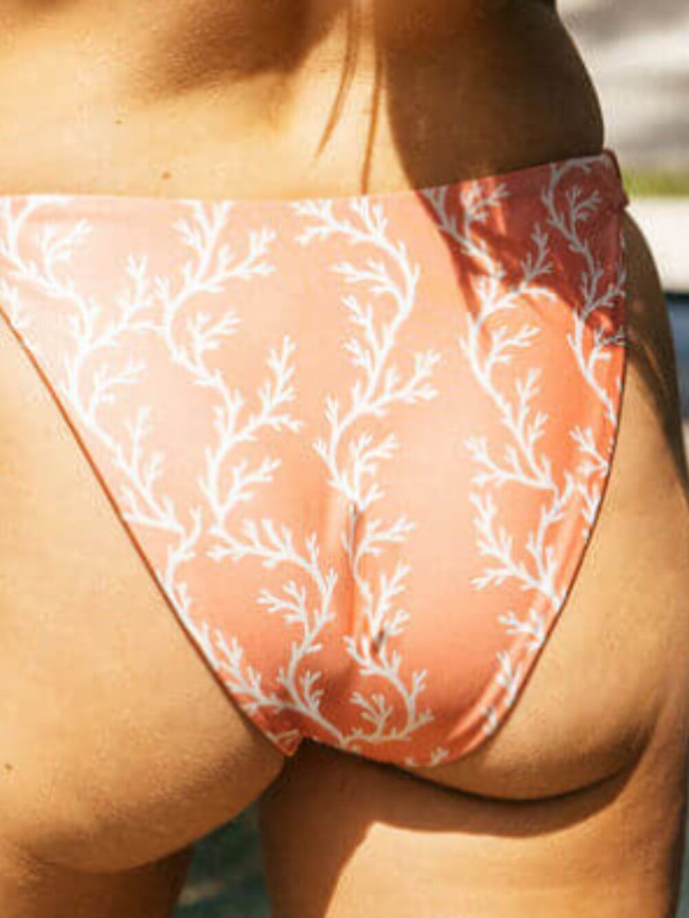 Ricki Beach Club Bikini Top & Bottom-Coral - Picture 3 of 8